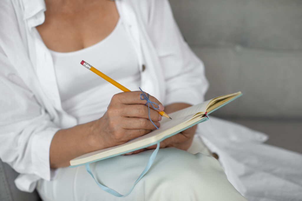 Séance de coaching de vie à Montpellier, prise de note