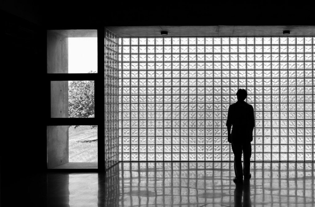 Personne bloquée face à l'échec